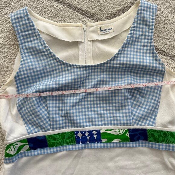 Vintage 70s Handmade Tennis Dress Sleeveless, Tenniscore Preppy Vibes - Picture 8 of 11